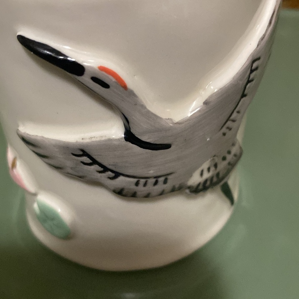 EUC Anthropologie Avril Mug Bird Vanessa Villarreal Ceramics Handpainted - Picture 5 of 7